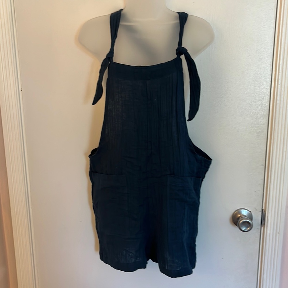 NWOT lotus & Luna Teal romper size small
